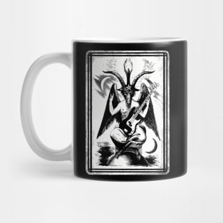 Baphomet bass guitar black Mug